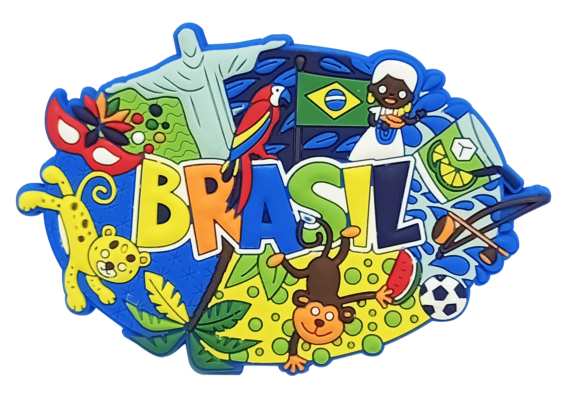 BRASIL - ÍMÃ - EXPLOSÃO - AZUL