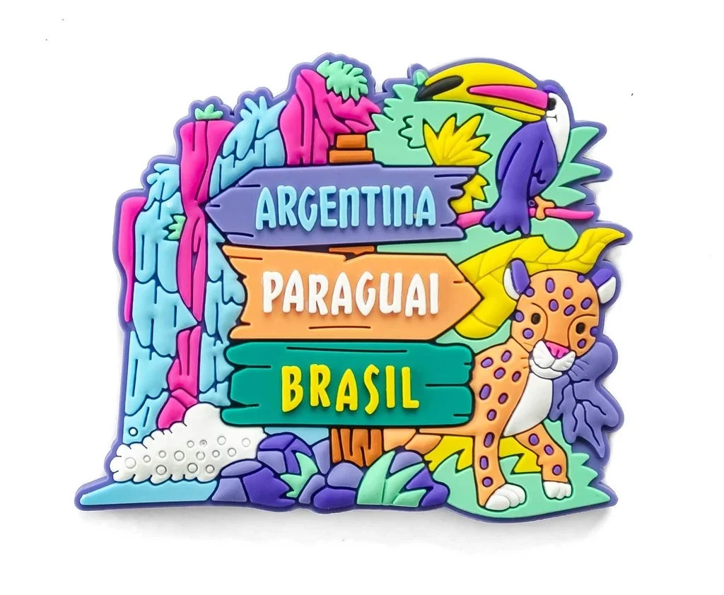 FOZ - ÍMÃ - PLAQUINHAS - ROXO