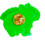 BRASIL - PIN EMBORRACHADO - CAPIVARA - VERDE